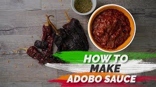 How To Make Adobo Sauce with Dried Chipotle Peppers, Dried Guajillo Chiles and Dried Ancho Chiles