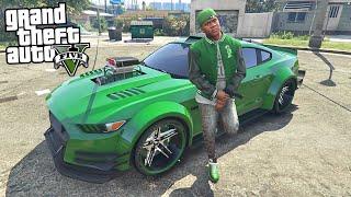 FRANKLIN BUYS FORD MUSTANG GT IN GTA 5!!! (GTA 5 Mods)