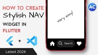 How to create a Stylish Navigation Bar | Minimalistic Nav Bar | Flutter | Very easy | Abhicoder