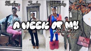  A WEEK OF MY SCHOOL FITS  grwm, school vlog, games, chit chats || zahriyalachell