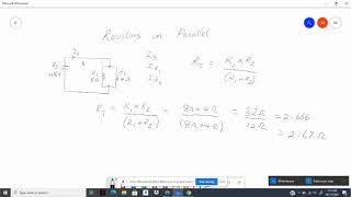 Two Resistors in Parallel