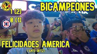 AMERICA BICAMPEON | America 1-0 Cruz Azul final vuelta CL 2024 | reaccion