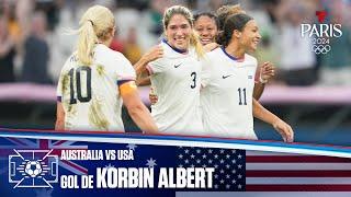 Gol de Korbin Albert | Australia vs USA 0-2 | Juegos Olímpicos París 2024 | Telemundo Deportes