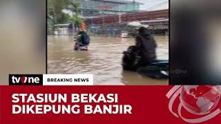 Arus Lalu Lintas di Kawasan Bekasi Tersendat Akibat Banjir | Breaking News tvOne