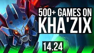 KHA'ZIX vs LEE SIN (JGL) | 4/1/3, 500+ games | BR Challenger | 14.24