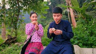 17 year old Mai was harvesting green corn to sell. Mai really fell in love with the village boy