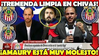 ¡Confirman Tremenda LIMPIA en Chivas! | Amaury MOLEST0 Con Directivos Tras SALIDA de Gago REPORTES