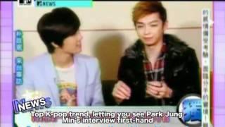 2011-03-7 Japan&Korean Music Craze Calvin Chen's interview with Park Jung Min Preview [Eng Sub]