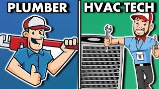 PLUMBING vs HVAC | Which Job Pays Better?