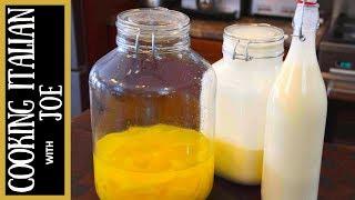 Delicious Limoncello with Cream Crema di Limoncello | Cooking Italian with Joe