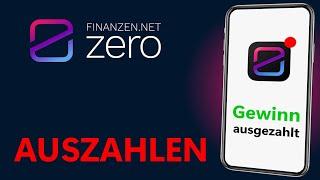 Geld auszahlen lassen | finanzen.net zero Tutorial