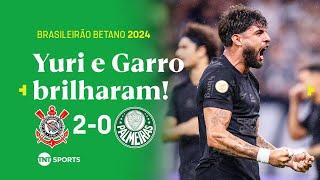 YURI ALBERTO MARCA, GARRO DÁ SHOW E WEVERTON FALHA! CORINTHIANS 2 X 0 PALMEIRAS | MELHORES MOMENTOS