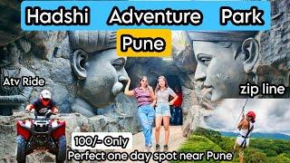 Hadshi Adventure Park Pune 100/- ₹ One day trip near Pune with Family. Sant darshan All details.