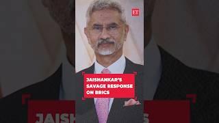 'Still struck by how insecure the North is…': EAM Jaishankar's savage reply when asked about BRICS