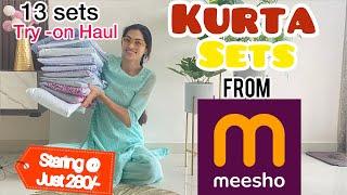 Meesho kurta set | meesho suit set | meesho kurta set tryon haul |meesho haul #meesho #meeshohaul