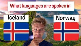 What languages are spoken in Iceland and Norway?  (Viking and Scandinavian history)