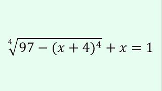 A Nice Radical Equation | Algebra Challenge