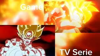 Son Goku Vs Frezzer End Scene: TV Serie Vs Kakarot Game