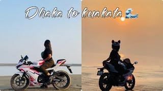 Dhaka to kuakata with my bike | Moto Girl Faria | Bangladeshi Lady Biker |