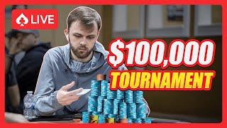 $100,000 Poker Tournament For The New Year | Day 1 Feature Table