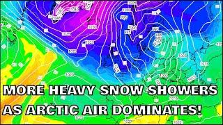 More Heavy Snow Showers as Arctic Air Dominates! 19th November 2024