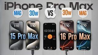 iPhone 16 Pro Max vs 15 Pro Max: Battery Charging Test!