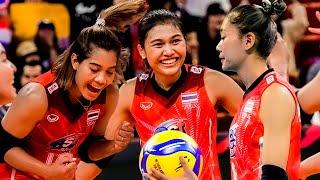 The Best Trio of Smiling and Positive Girls From The National Volleyball Team of Thailand