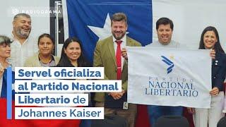 Servel oficializa al Partido Nacional Libertario de Johannes Kaiser (RD)