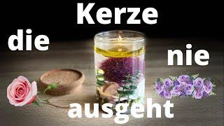 Unendliche und sparsame Kerze, aus Wasser und Speiseöl,  die nie ausgeht selber machen