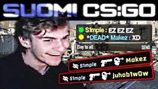 S1mple NÖYRYYTTÄÄ Suomalaisia FACEITSSÄ!? | CS:GO SUOMI