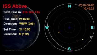 ISS Above Featuring live video from NASA's HDEV cameras on board the International Space Station