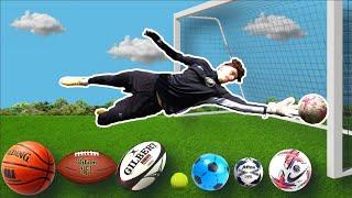 Can A PRO Goalkeeper SAVE Every Ball ?!!??!?