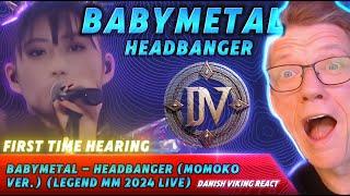 Reacting to Babymetal Headbanger Momoko ver Legend MM 2024 #reaction #babymetal #babymetalreaction