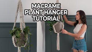 Beginner Macrame Plant Hanger Tutorial | DIY Advanced Design with How To Tips & Tricks