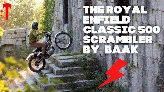 Royal Enfield Classic 500 Scrambler - By BAAK Motocyclettes