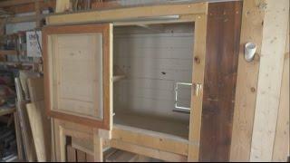 Tour of Chicken Coop Made From Recycled Wood!