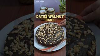 Dates Walnut Cake | Sansy Cooks | #shorts #youtubeshorts