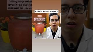 Best Alkaline Water ? | Matka Vs Black Water | Dt.Bhawesh | #diettubeindia #ayurveda #shorts