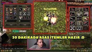 Se7en - (ZERO) Yayında 152 Bin TL'lik Warriorunu Bozup Asas Char Dizip PK Atıyor ! Knight Online