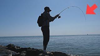 Searching for Tautog at THE AC Jetty! New Jersey Summer Fishing 2024