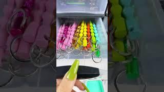 All teal!!Do you like??#asmr #keychain #usa #fyp #safety #packing #selfdefense #diyjewelry #diy