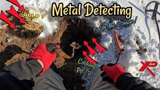 Solo Metal Detecting Trip Uncovers Relics & Gold from our Past | January 2025 Snow Day