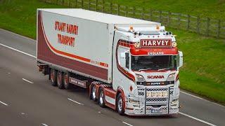 30 MINUTES of Truck Spotting on the M74, Scotland | #4