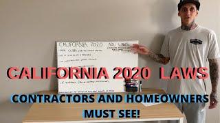 California residents new 2020 laws, Guest homes ADUs