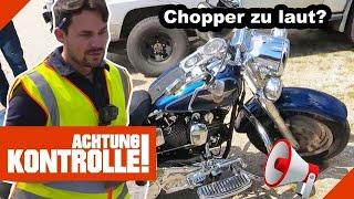 ️ CHOPPER-Motorräder mit OFFENER Auspuffklappe? |2/2| Kabel Eins | Achtung Kontrolle