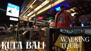 Kuta Bali Nightlife Walking Tour Poppies Lane Benesari Street Legian Bali Today Night 2024 Situation