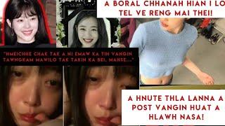 Kpop Idol Sulli boral dan lungchhiatthlak! Tu emaw dam thlakhlelh loh chhan i lo ni ve reng lo maw?