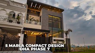 5 Marla Compact Design House Tour | DHA Phase 7 by Usman & Awais DHA Phase 7, Lahore