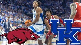 #12 Kentucky wildcats vs Arkansas razorbacks