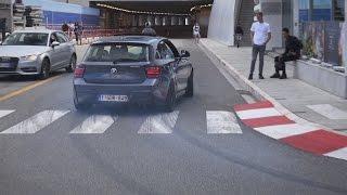 BMW M135i - Burnout, POWERSLIDE & Revs!